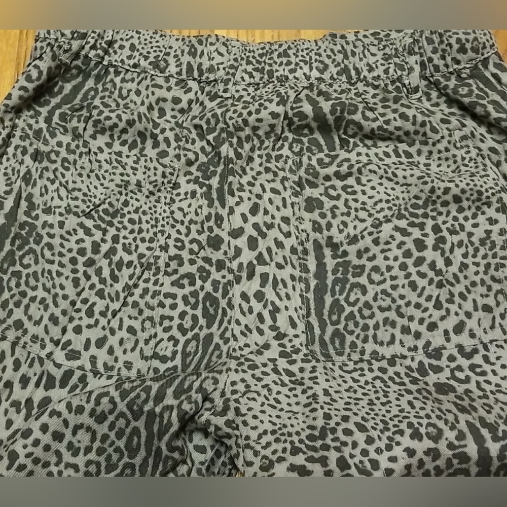 Rewash Leopard Print Boho Utility Jogger Pants L Juniors Large - Picture 5 of 7